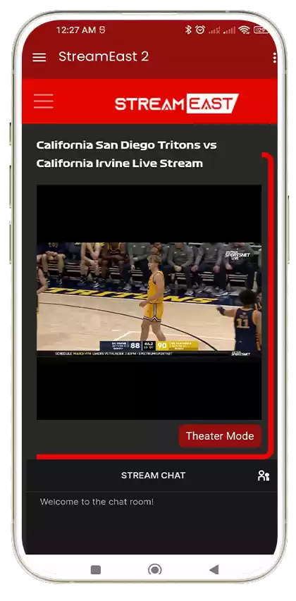 streameast app screen2